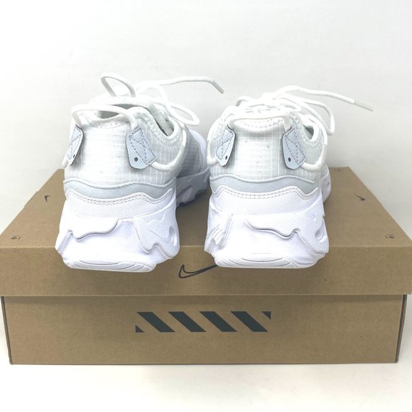 💖MEGA SALE💖NIKE WOMEN'S  CV1772 101 REACT LIVE White-pur Platinum  Running - Picture 9 of 12